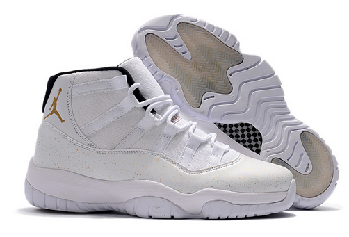 Air Jordan 11 OVO White Gold Shoes - Click Image to Close